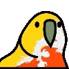 👍 Эмодзи «👍 Party parrot - весёлый флекс попуг» для Telegram
