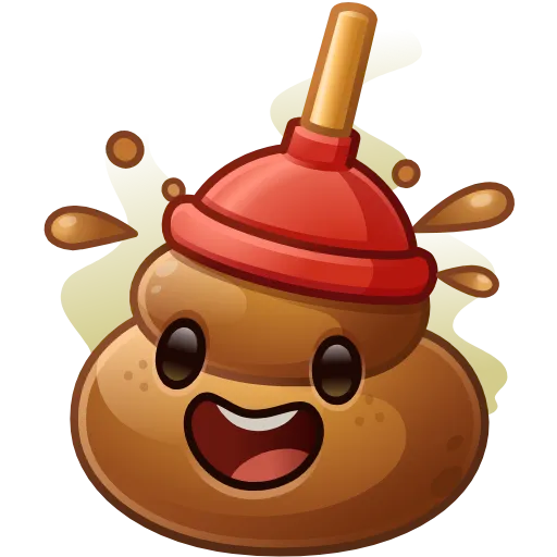 💩 Эмодзи «Happy Brownie» для Telegram