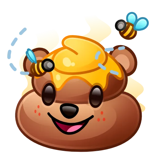 💩 Эмодзи «Happy Brownie» для Telegram