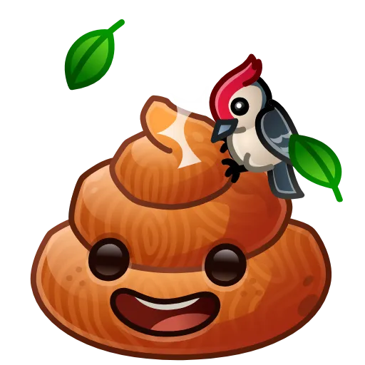 💩 Эмодзи «Happy Brownie» для Telegram
