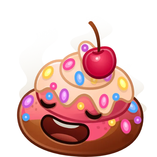 💩 Эмодзи «Happy Brownie» для Telegram