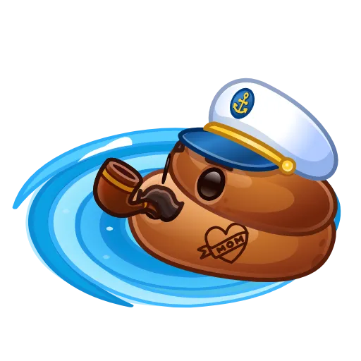 💩 Эмодзи «Happy Brownie» для Telegram