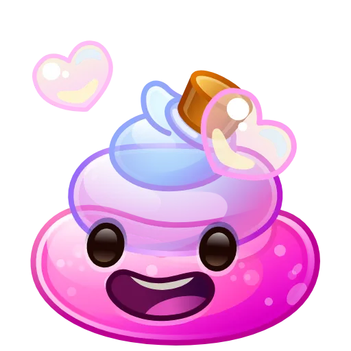 💩 Эмодзи «Happy Brownie» для Telegram