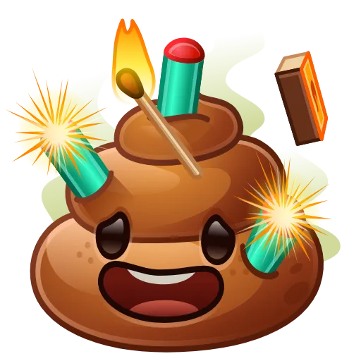 💩 Эмодзи «Happy Brownie» для Telegram