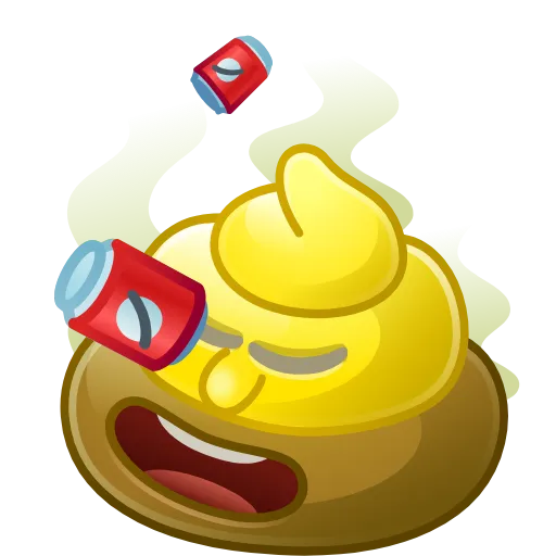 💩 Эмодзи «Happy Brownie» для Telegram