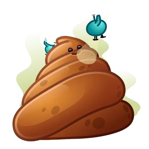 💩 Эмодзи «Happy Brownie» для Telegram