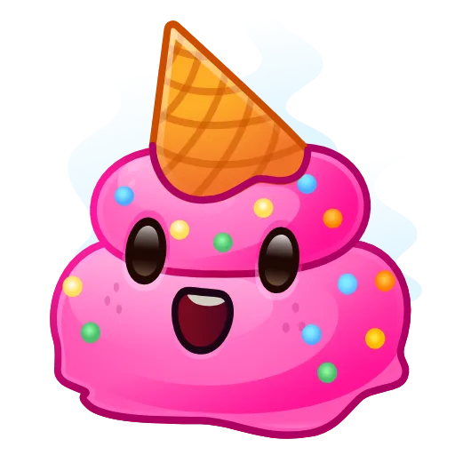 💩 Эмодзи «Happy Brownie» для Telegram