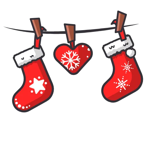 🧦 Эмодзи «New Year 2025» для Telegram