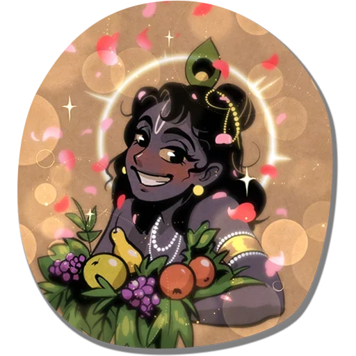 Стикерпак Hare Krishna для Telegram — скачать
