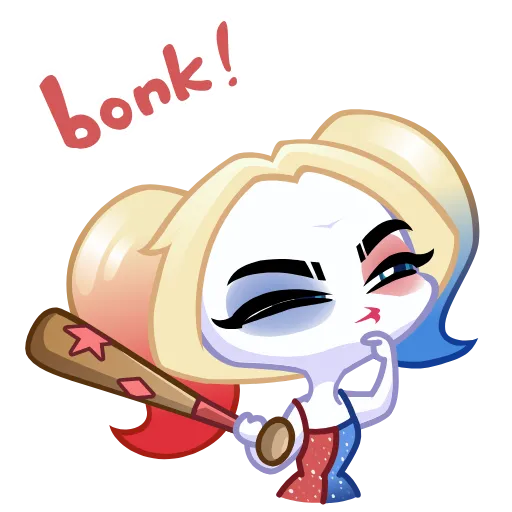 🤔 Эмодзи «Harley Quinn» для Telegram