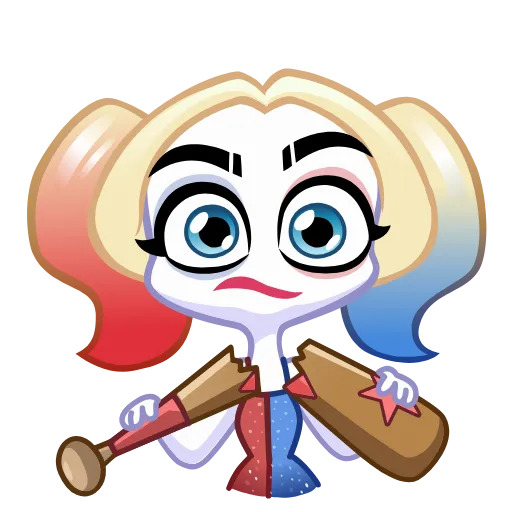 😡 Эмодзи «Harley Quinn» для Telegram