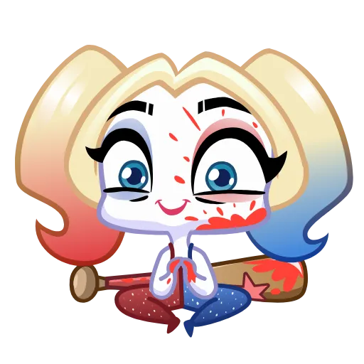 😉 Эмодзи «Harley Quinn» для Telegram