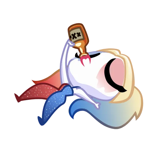 😔 Эмодзи «Harley Quinn» для Telegram