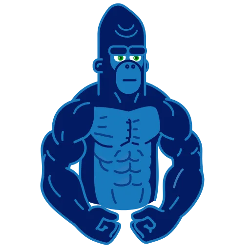 💪 Стикер «Harry Gorilla» для Telegram