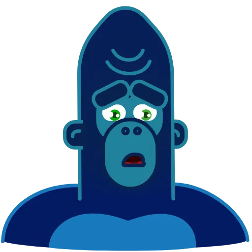 🤢 Стикер «Harry Gorilla» для Telegram