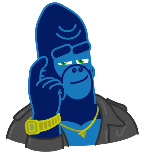 🧠 Стикер «Harry Gorilla» для Telegram