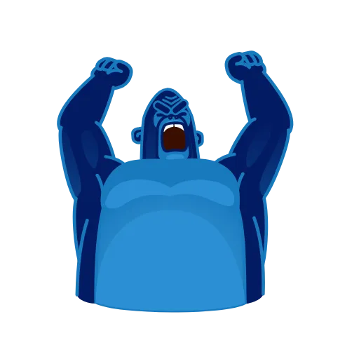 😡 Стикер «Harry Gorilla» для Telegram