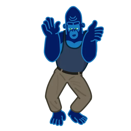 🕺 Стикер «Harry Gorilla» для Telegram