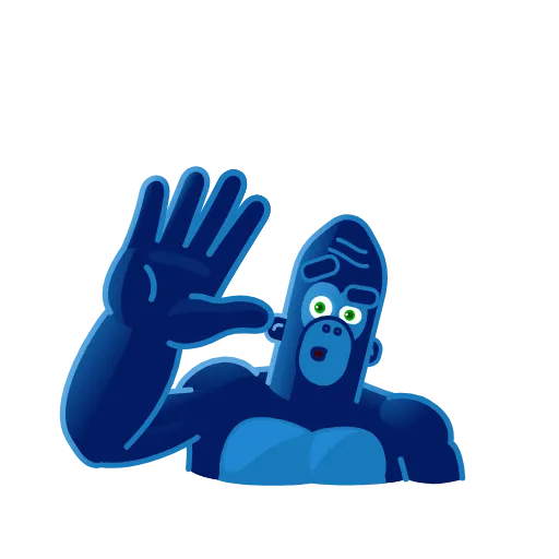 👋 Стикер «Harry Gorilla» для Telegram