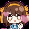 Стикерпак Haruhi Suzumiya для Telegram