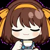 😎 Эмодзи «Haruhi Suzumiya» для Telegram
