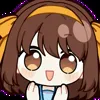 👏 Эмодзи «Haruhi Suzumiya» для Telegram