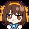 😡 Эмодзи «Haruhi Suzumiya» для Telegram