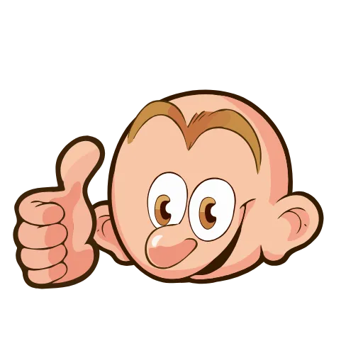 👍 Стикер «Hasan the Bald» для Telegram
