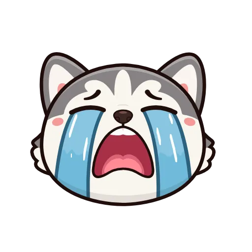 🤩 Эмодзи «Хаски» для Telegram