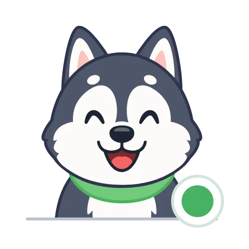 🤩 Эмодзи «Хаски» для Telegram