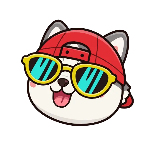 🤩 Эмодзи «Хаски» для Telegram