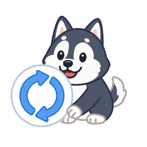 🤩 Эмодзи «Хаски» для Telegram