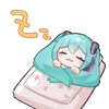 😪 Эмодзи «Hatsune Miku» для Telegram