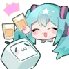 😙 Эмодзи «Hatsune Miku» для Telegram