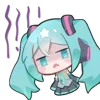 😷 Эмодзи «Hatsune Miku» для Telegram