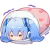 🛏 Эмодзи «Hatsune Miku» для Telegram