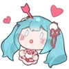 😘 Эмодзи «Hatsune Miku» для Telegram