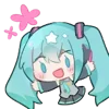 😘 Эмодзи «Hatsune Miku» для Telegram
