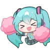 💪 Эмодзи «Hatsune Miku» для Telegram