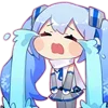 😭 Эмодзи «Hatsune Miku» для Telegram