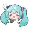 😴 Эмодзи «Hatsune Miku» для Telegram