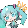 👋 Эмодзи «Hatsune Miku» для Telegram