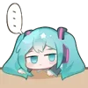 🫥 Эмодзи «Hatsune Miku» для Telegram