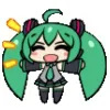 🙂 Эмодзи «[Miku] ˚₊· ͟͟͞͞➳❥ 𖥔 ݁» для Telegram