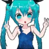 🙂 Эмодзи «[Miku] ˚₊· ͟͟͞͞➳❥ 𖥔 ݁» для Telegram