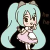 🙂 Эмодзи «[Miku] ˚₊· ͟͟͞͞➳❥ 𖥔 ݁» для Telegram