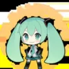🙂 Эмодзи «[Miku] ˚₊· ͟͟͞͞➳❥ 𖥔 ݁» для Telegram