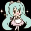 🙂 Эмодзи «[Miku] ˚₊· ͟͟͞͞➳❥ 𖥔 ݁» для Telegram