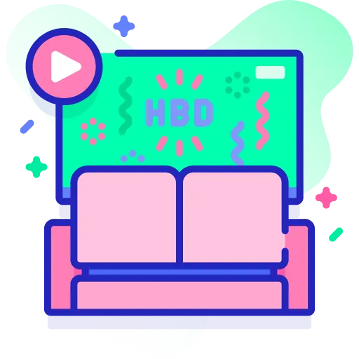 🤩 Эмодзи «Синие векторные буквы» для Telegram
