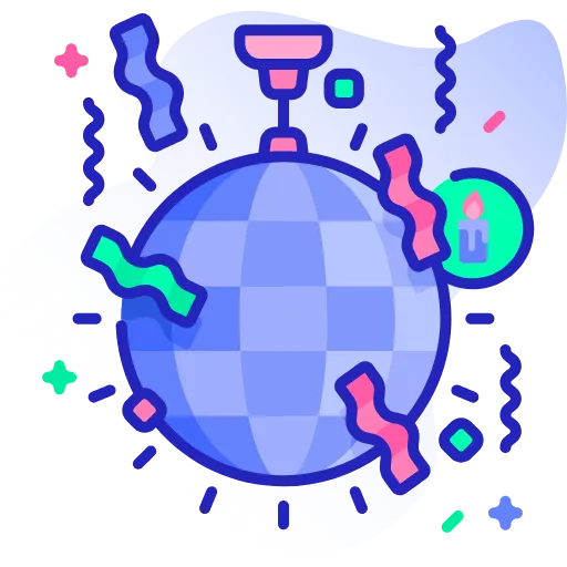 🤩 Эмодзи «Синие векторные буквы» для Telegram
